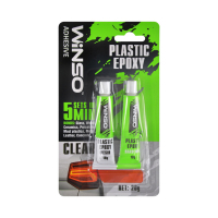 Клей WINSO епоксидний двокомпонентний Plastic Epoxy 20g (300400)