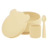 Набір дитячого посуду MinikOiOi BLW Set I - Mellow Yellow (101070054)