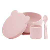 Набір дитячого посуду MinikOiOi BLW Set I - Pinky Pink (101070055)
