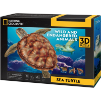 Пазл Cubic Fun 3D Зникаючі тварини Морська черепаха (DS1080h)