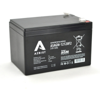 Батарея до ДБЖ AZBIST 12V 12 Ah Super AGM (ASAGM-12120F2)