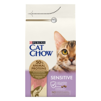 Сухий корм для кішок Purina Cat Chow Sensitive з лососем 15 кг (7613035394902)