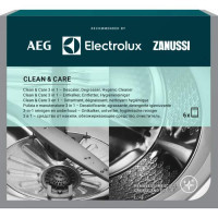 Очищувач для пральних машин Electrolux Clean & Care 3 в 1 Набір для чищення пральних та посудомийних машин (M2GCP600)