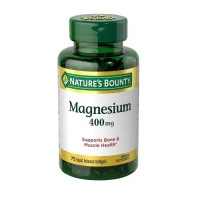 Мінерали Nature's Bounty Магній, 400 мг, Magnesium, 75 гелевих капсул (NRT59408)