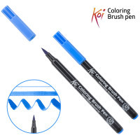Художній маркер KOI Маркер-пензель акварельний Синьо-сталевий, 225 (084511393219)
