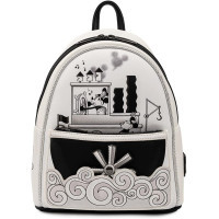 Рюкзак шкільний Loungefly Disney - Mickey Mouse Steamboat Willie Music Cruise Mini Backpack (WDBK1657)