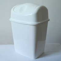 Контейнер для сміття ММ Пласт Білий мармур 20 л (ММ 20/білий мрамур)