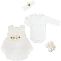 Набір дитячого одягу Caprice святковий (5100-17-56G-cream)