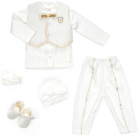 Набір дитячого одягу Caprice святковий (1100-56B-cream)