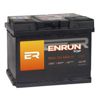 Акумулятор автомобільний ENRUN 66А + правий (L2) (640 пуск)