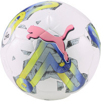 М'яч футбольний Puma Orbita 5 HYB Lite 290 Уні 4 Білий / Рожевий / Мультиколор (4065449743211)