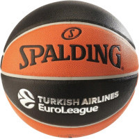 М'яч баскетбольний Spalding Euroleague TF-1000 Legacy чорний, помаранчевий Уні 7 84004Z (689344410999)