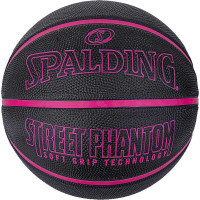 М'яч баскетбольний Spalding Street Phantom чорний, фіолетовий Уні 7 84385Z (689344406398)