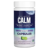 Мінерали Natural Vitality Спокійний сон з ефірною олією бергамота, CALM, Sleep Capsules wi (PTG-04361)