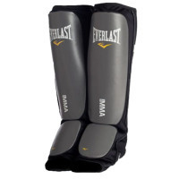 Захист гомілки і стопи Everlast MMA Sparring Shin Guards 854931-70-8 Чорний S/M (009283545420)