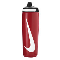 Пляшка для води Nike Refuel Bottle 24 OZ червоний, чорний, білий 709 мл N.100.7666.692.24 (887791744975)
