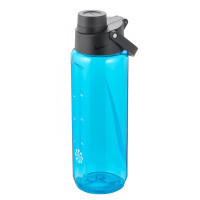 Пляшка для води Nike TR Renew Recharge Chug Bottle 24 OZ блакитний, чорний, білий 709 мл N.100.7636.445.24 (887791733306)