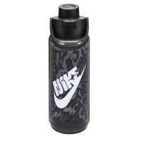 Пляшка для води Nike TR Renew Recharge Chug Bottle 24 OZ сірий, чорний, білий 709 мл N.100.7637.041.24 (887791762436)