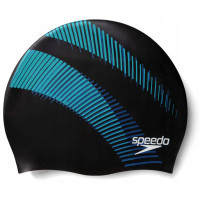 Шапка для плавання Speedo Rev Moud Silc Cap AU чорний, синій 8-0933714663 OSFM (5059937304489)