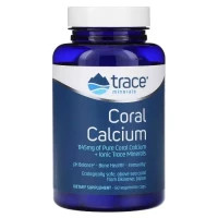 Мінерали Trace Minerals Кораловий кальцій та культові мікроелементи, Coral Calcium (TMR-00050)