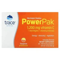 Вітамінно-мінеральний комплекс Trace Minerals Електроліти, смак мандарину, Electrolyte Stamina PowerPak, 30 пакето (TMR-00349)