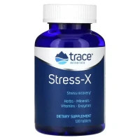 Вітамінно-мінеральний комплекс Trace Minerals Восстановление и Защита от стресса, Stress-X, 120 таблеток (TMR-00099)