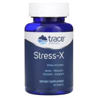 Вітамінно-мінеральний комплекс Trace Minerals Восстановление и Защита от стресса, Stress-X, 60 таблеток (TMR-00098)