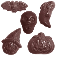 Форма для шоколаду Chocolate World Halloween 5 видів фігур х 4 г (1570 CW)