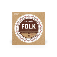 Струни для гітари D'Addario Folk Nylon 80/20 Bronze Ball End Clear Treble (EJ33)