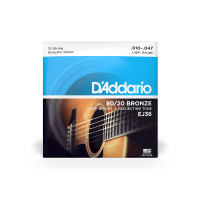 Струни для гітари D'Addario 80/20 Bronze Regular Light 12-String (10-47) (EJ36)