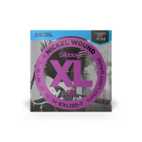 Струни для гітари D'Addario XL Nickel Wound Super Light 7-String (09-54) (EXL120-7)