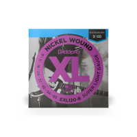 Струни для гітари D'Addario XL Nickel Wound 8-String Super Light (09-65) (EXL120-8)