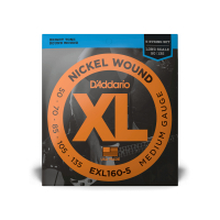 Струни для гітари D'Addario XL Nickel Wound Bass Medium 5-String (50-135) (EXL160-5)