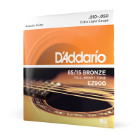 Струни для гітари D'Addario 85/15 Bronze Extra Light (10-50) (EZ900)