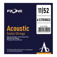 Струни для гітари Fzone Acoustic Bronze (11-52) (AT103)