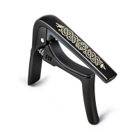 Каподастр Jim Dunlop Trigger Fly Capo Celtic Knot Edition Curved - Black (63CBKC)