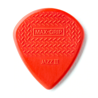 Медіатор Jim Dunlop Max-Grip Jazz III Nylon Pick 6 шт. (471P3N)