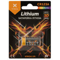 Батарейка CR123A Lithium Vinga (VJLBCR123A1)