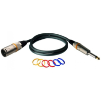 Мікрофонний кабель RockCable Microphone Cable - XLR (m) / TS Jack 1m (RCL 30381 D6 M)