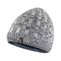 Водонепроникна шапка Dexshell Heathered Rib Knit Beanie Onesize 56-58 см біло-сіра (DH32405MBL)