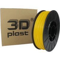 Пластик для 3D-принтера 3Dplast PLA 1.75мм, 0.85кг, yellow (3DPLA17508YL)