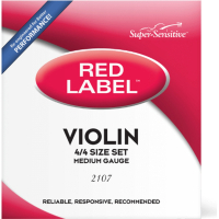 Струни для скрипки D'Addario Super Sensitive 2107 Red Label Violin String Set - 4/4 Size (2107 4/4)