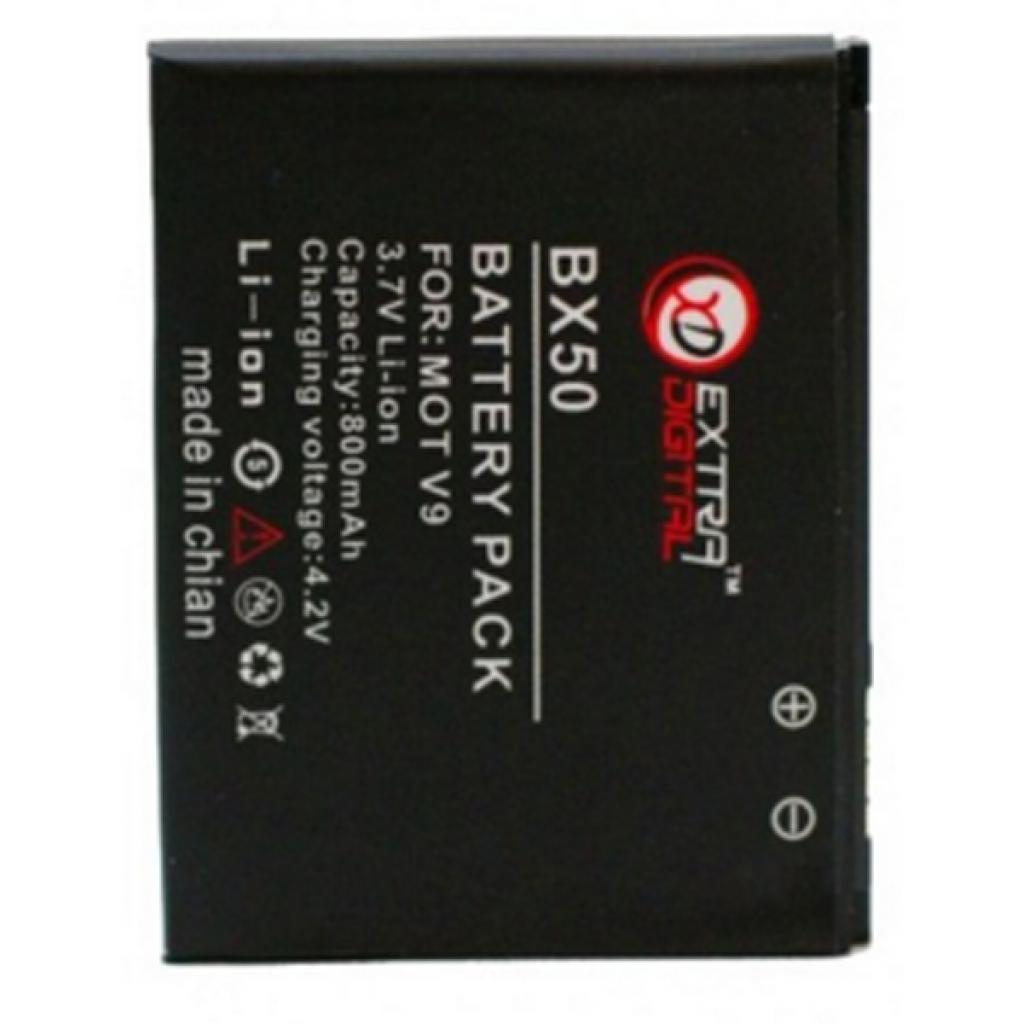 Акумуляторна батарея для телефону Extradigital Motorola BX50 (800 mAh) (DV00DV6055)