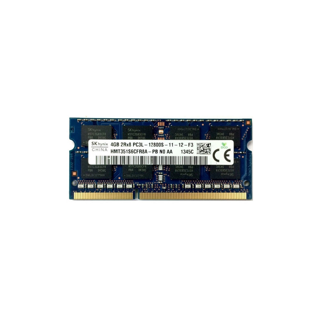 Модуль пам'яті для ноутбука SoDIMM DDR3L 4GB 1600 MHz Hynix (HMT351S6CFR8A-PB)