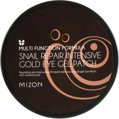 Патчі під очі Mizon Snail Repair Intensive Gold Eye Gel Patch Гідрогелеві Регенерувальні 60 шт. (8809587521807)