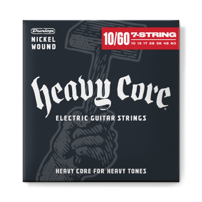 Струни для гітари Jim Dunlop Heavy Core Electric Guitar Strings 10-60 | 7-String (DHCN1060-7)