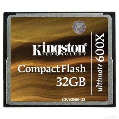 Карта пам'яті Kingston 32Gb Compact Flash 600x (CF/32GB-U3)