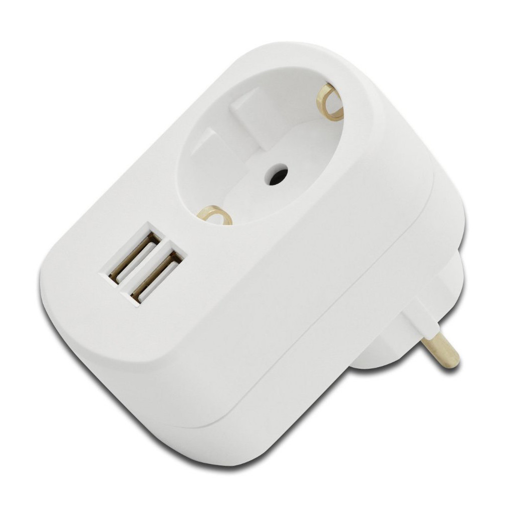 Зарядний пристрій Digitus Ednet Dual USB Power Adapter (31804)