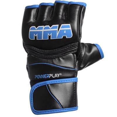 Рукавички для MMA PowerPlay 3055 M Black/Blue (PP_3055_M_Blue)