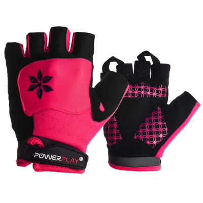 Велорукавиці PowerPlay Women 5284 Pink S (5284C_S_Pink)